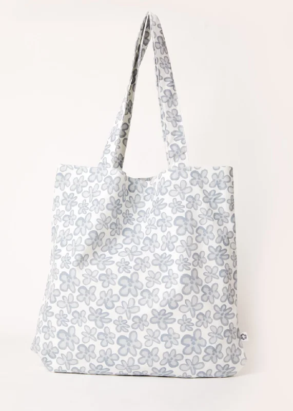 AFENDS Unisex Digital Daisy - Tote Bag - Charcoal